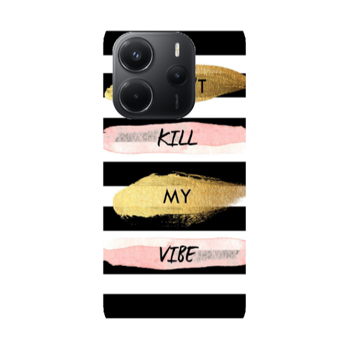 Xiaomi Redmi Note 14 Kill my vibe Transparent Silicone TPU Θήκη