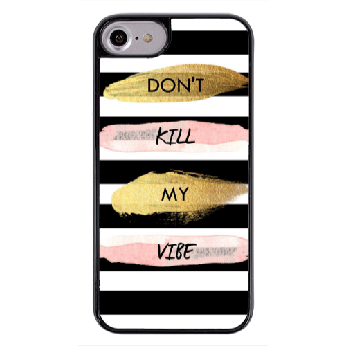 Apple iPhone 7 Kill my vibe Black Glossy Θήκη