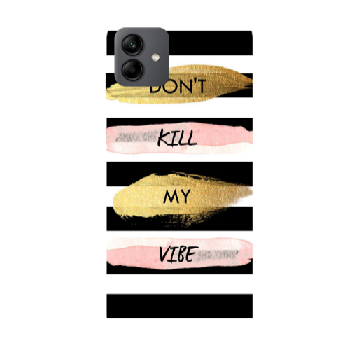 Samsung A04 Kill my vibe Transparent Silicone TPU Θήκη