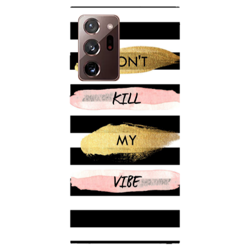 Samsung Note 20 Ultra Kill my vibe Transparent Silicone TPU Θήκη