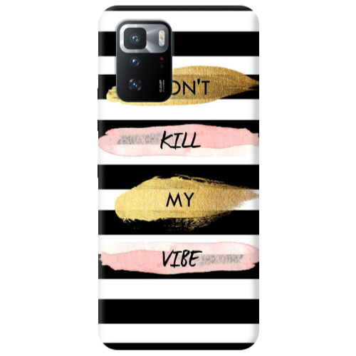 Xiaomi Poco X3 GT Kill my vibe Transparent Silicone TPU Θήκη