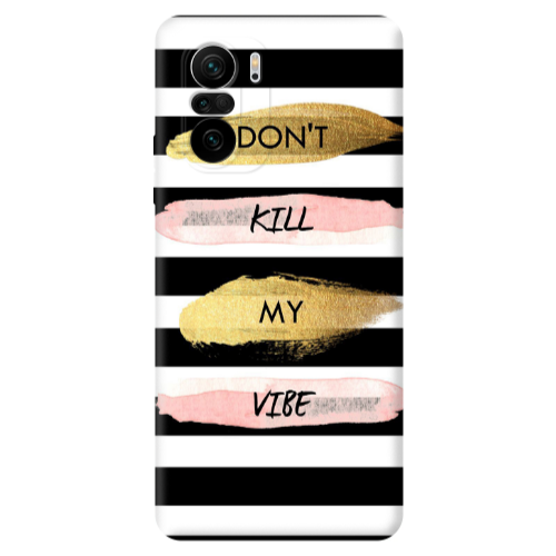 Xiaomi Poco F3 Kill my vibe Transparent Silicone TPU Θήκη