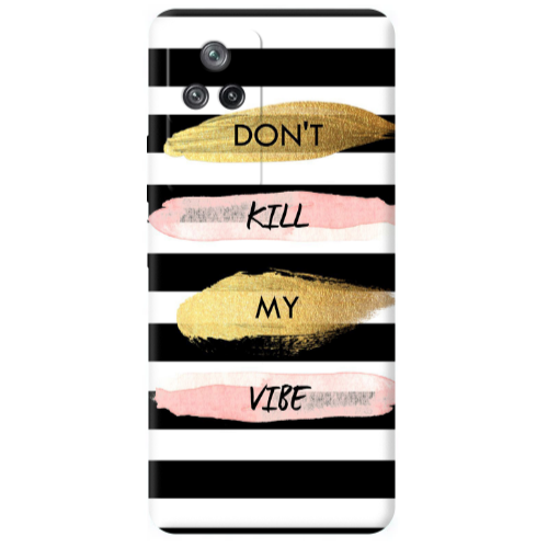 Xiaomi Poco F4 Kill my vibe Transparent Silicone TPU Θήκη