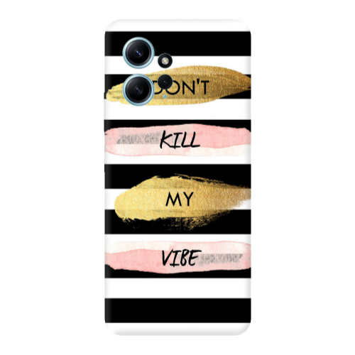 Xiaomi Redmi Note 12 4G Kill my vibe Transparent Silicone TPU Θήκη