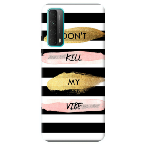 Huawei P Smart 2021 Kill my vibe Transparent Silicone TPU Θήκη