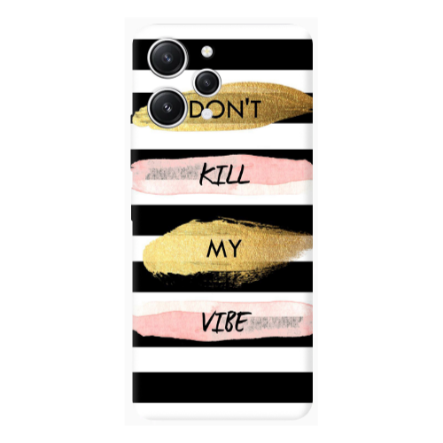 Xiaomi Redmi 12 Kill my vibe Transparent Silicone TPU Θήκη