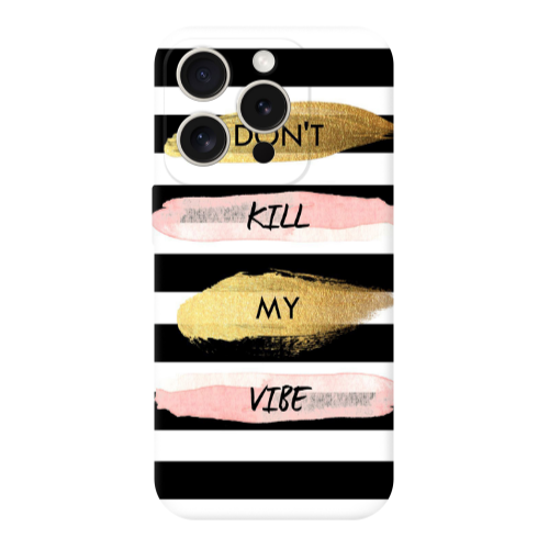 Apple iPhone 15 Pro Max Kill my vibe Transparent Silicone TPU Θήκη
