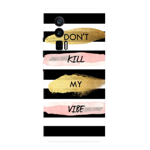 Xiaomi Poco F5 Pro Kill my vibe Transparent Silicone TPU Θήκη