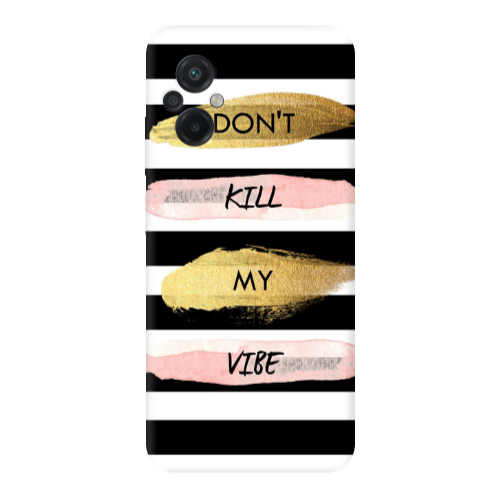 Xiaomi Poco M5 Kill my vibe Transparent Silicone TPU Θήκη