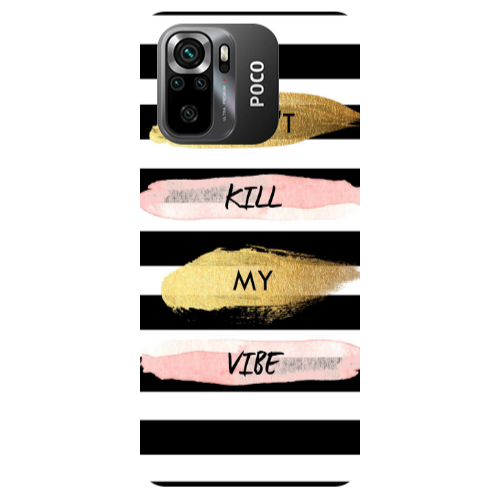 Xiaomi Poco M5 s Kill my vibe Transparent Silicone TPU Θήκη