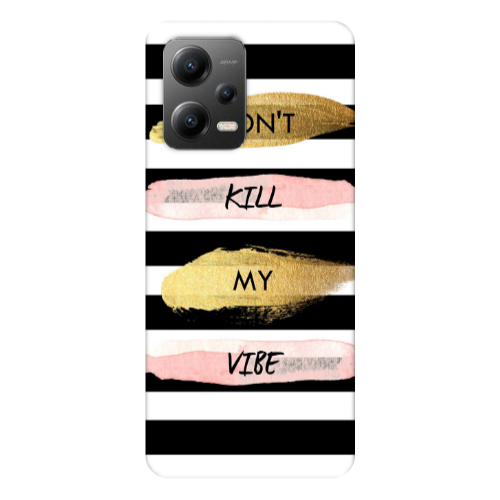Xiaomi Poco X5 Kill my vibe Transparent Silicone TPU Θήκη