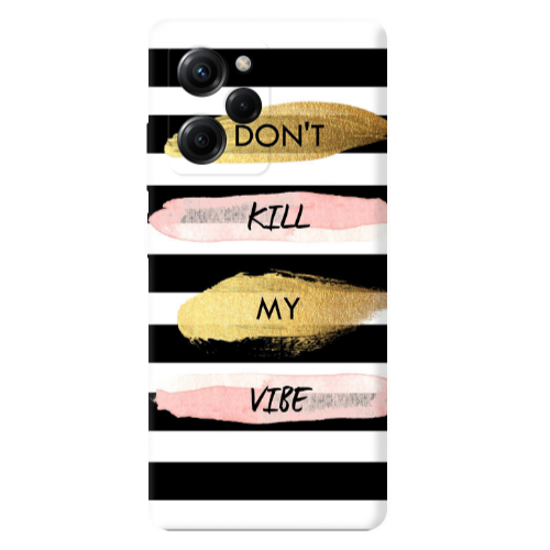 Xiaomi Poco X5 Pro Kill my vibe Transparent Silicone TPU Θήκη