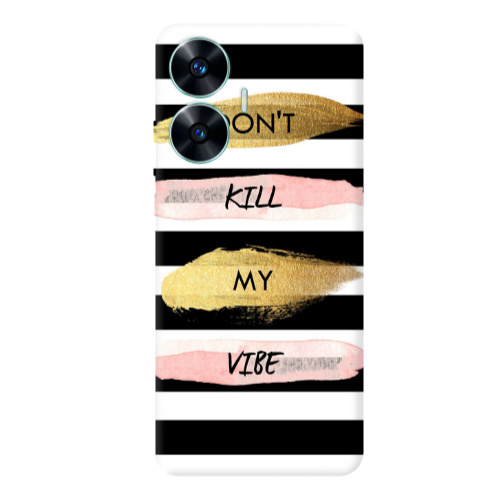 Realme C55 Kill my vibe Transparent Silicone TPU Θήκη