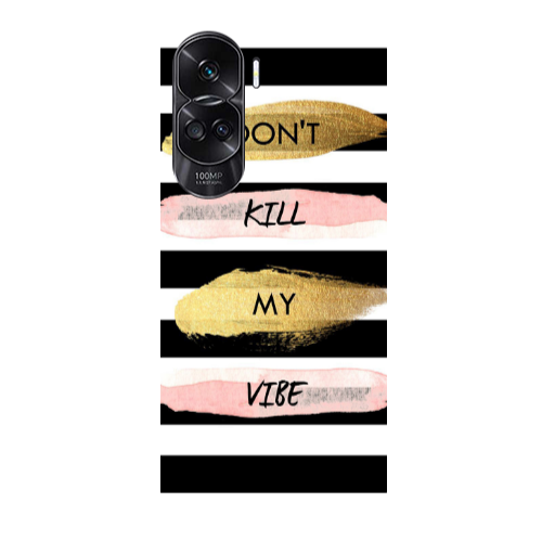 Honor 90 Lite 5G Kill my vibe Transparent Silicone TPU Θήκη