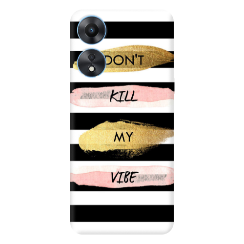 Oppo A 98 Kill my vibe Transparent Silicone TPU Θήκη