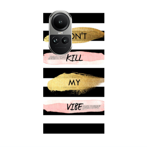 Oppo Reno10 5G Kill my vibe Transparent Silicone TPU Θήκη