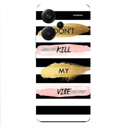 Xiaomi Redmi Note 13 Pro+ 5G  Kill my vibe Transparent Silicone TPU Θήκη
