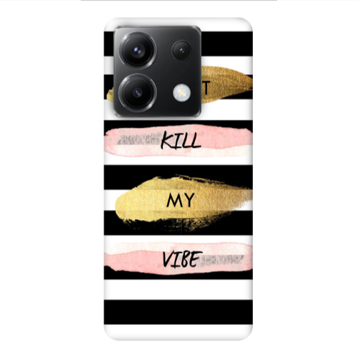 Xiaomi Poco X6 5G Kill my vibe Transparent Silicone TPU Θήκη