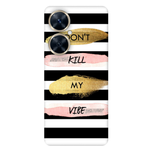 Huawei Nova 11i Kill my vibe Transparent Silicone TPU Θήκη