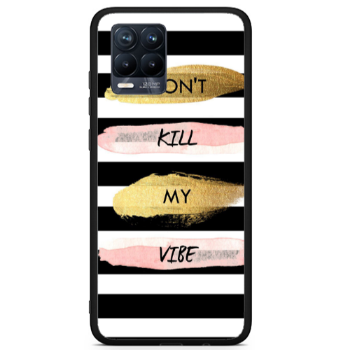 Realme 8 i Kill my vibe Black Glossy Θήκη