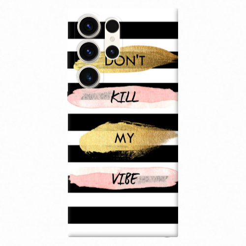Samsung S24 Ultra Kill my vibe Transparent Silicone TPU Θήκη