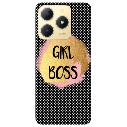 Realme C61 Girl boss make up Transparent Silicone TPU Θήκη