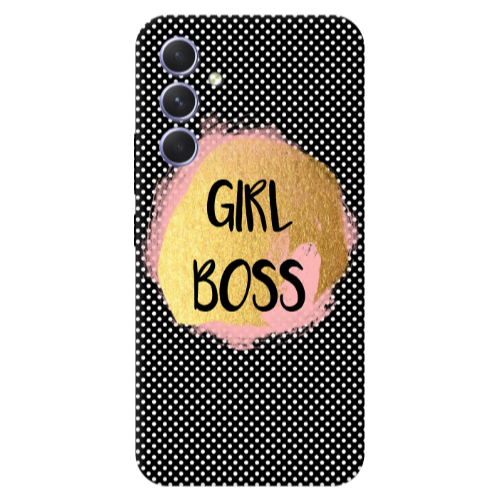 Samsung A36 Girl boss make up Transparent Silicone TPU Θήκη