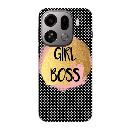 Oppo Find X9 Pro Girl boss make up Transparent Silicone TPU Θήκη