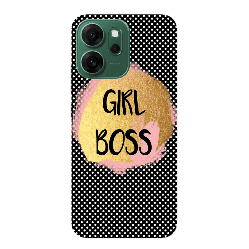 Oppo Reno 14 FS Girl boss make up Transparent Silicone TPU Θήκη