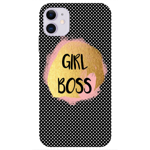 Apple iPhone 11  Girl boss make up Transparent Silicone TPU Θήκη