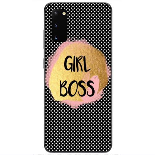 Samsung S20 Girl boss make up Transparent Silicone TPU Θήκη
