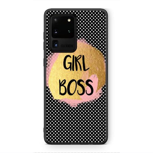 Samsung S20 Ultra Girl boss make up Black Glossy Θήκη