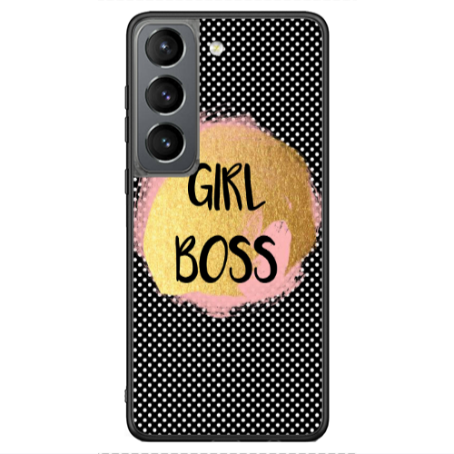 Samsung S21 Ultra Girl boss make up Black Glossy Θήκη