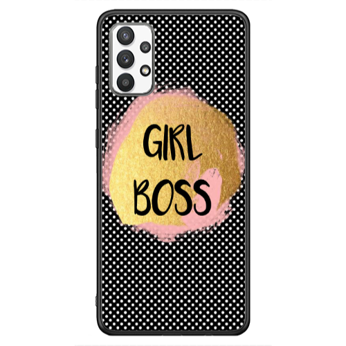 Samsung A13 4G Girl boss make up Black Glossy Θήκη