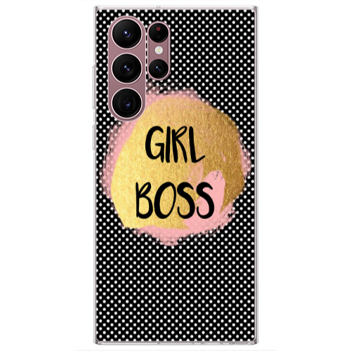 Samsung S22 Ultra Girl boss make up Transparent Silicone TPU Θήκη
