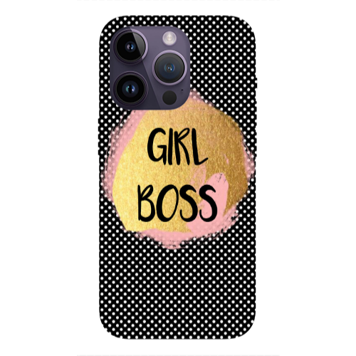 Apple iPhone 14 Pro  Girl boss make up Transparent Silicone TPU Θήκη