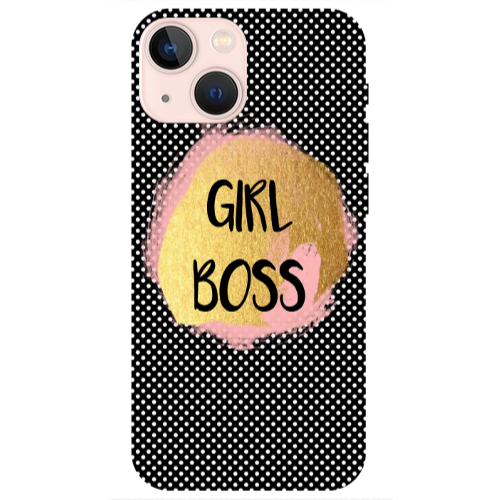 Apple iPhone 13 Mini Girl boss make up Transparent Silicone TPU Θήκη