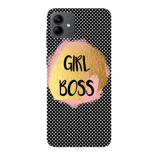 Samsung A04 Girl boss make up Transparent Silicone TPU Θήκη