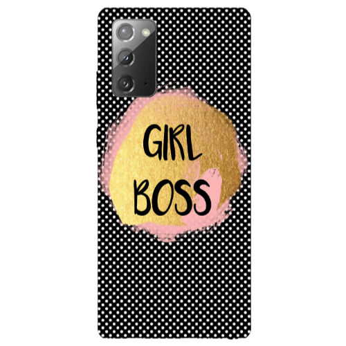 Samsung Note 20 Girl boss make up Transparent Silicone TPU Θήκη