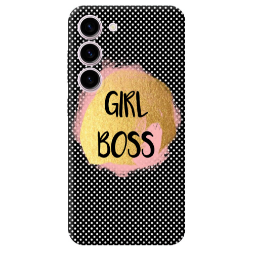 Samsung S23 Girl boss make up Transparent Silicone TPU Θήκη