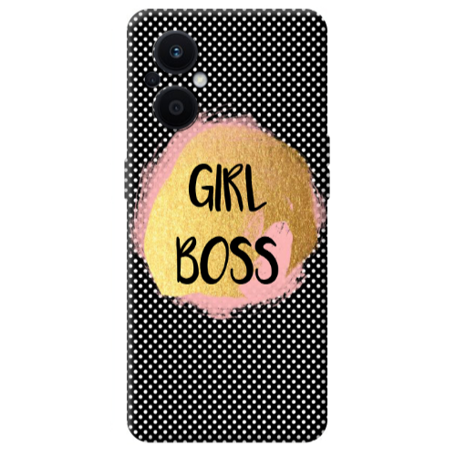 Oppo Reno 7 Lite Girl boss make up Transparent Silicone TPU Θήκη