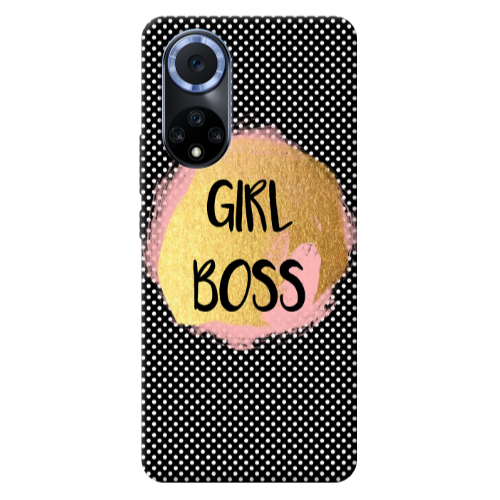 Huawei Nova 9 Girl boss make up Transparent Silicone TPU Θήκη