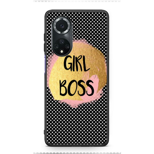 Huawei Nova 9 Girl boss make up Black Glossy Θήκη