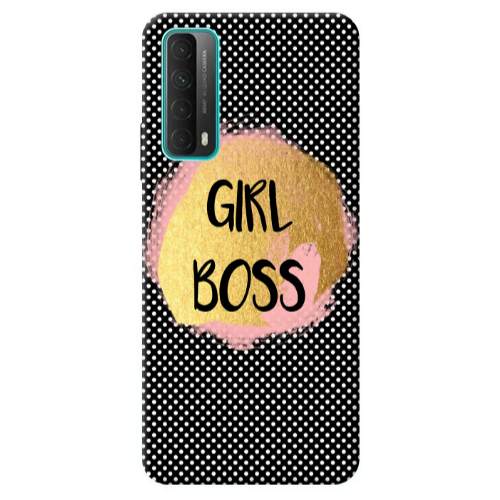 Huawei P Smart 2021 Girl boss make up Transparent Silicone TPU Θήκη