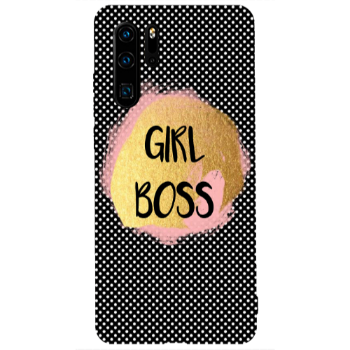 Huawei P30 Pro Girl boss make up Transparent Silicone TPU Θήκη