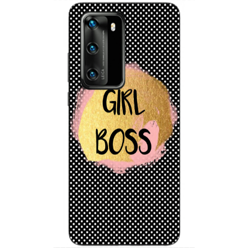 Huawei P40 Girl boss make up Transparent Silicone TPU Θήκη