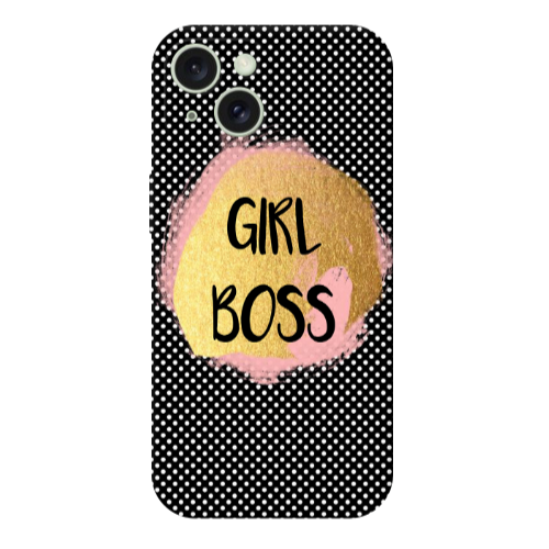 Apple iPhone 15 Girl boss make up Transparent Silicone TPU Θήκη