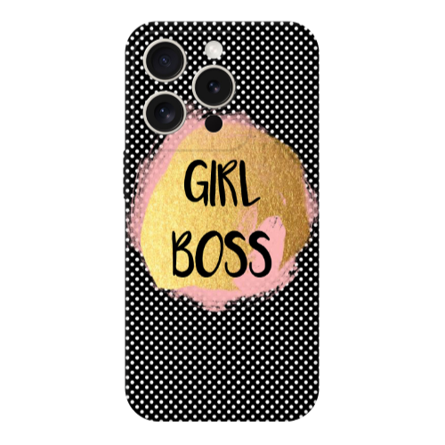Apple iPhone 15 Pro Max Girl boss make up Transparent Silicone TPU Θήκη