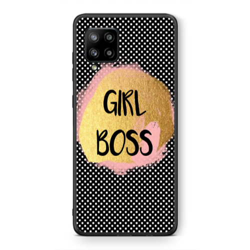 Samsung A42 5G Girl boss make up Black Glossy Θήκη