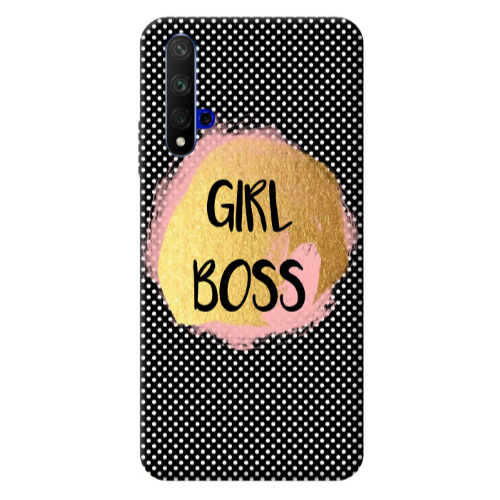Huawei Nova 5 T Girl boss make up Transparent Silicone TPU Θήκη